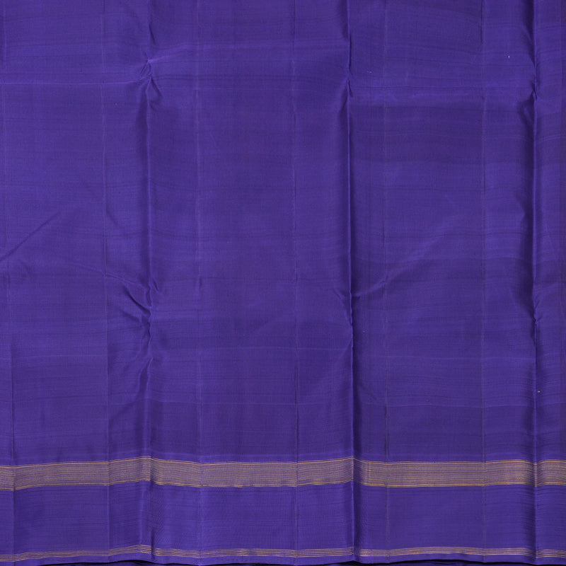 Hayagrivas Handloom Multicolour Checks Kanjivaram Silk Saree with Royal Blue Border KBF517G1-2