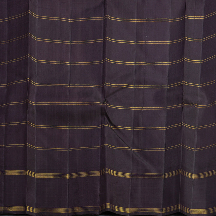 Hayagrivas Handloom Pink &amp; Orange Checks Kanjivaram Silk Saree KBF517G2-1