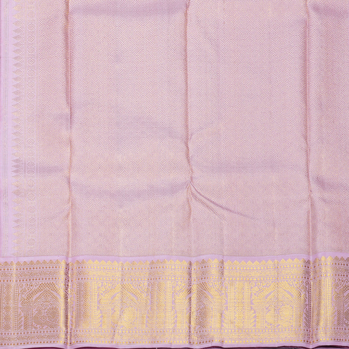 Hayagrivas Handloom Burgundy Kanjivaram Silk Saree with Lotus Pink Border KBF521G2-2
