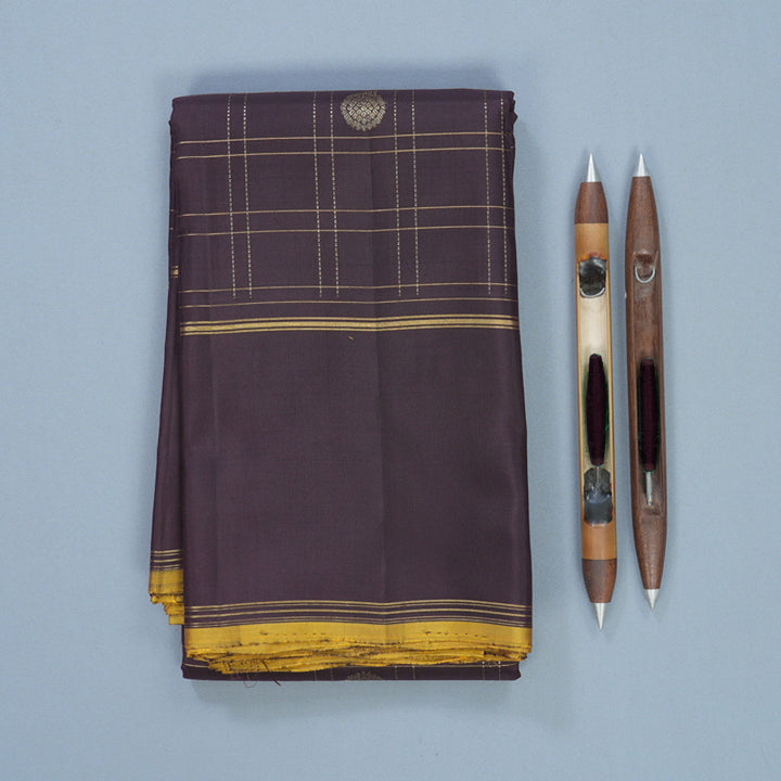 Hayagrivas Handloom Deep Nagapazham Kanjivaram Silk Saree KBF523F4-1