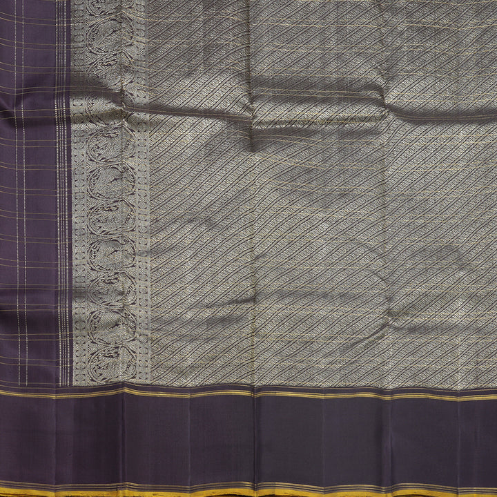 Hayagrivas Handloom Deep Nagapazham Kanjivaram Silk Saree KBF523F4-1