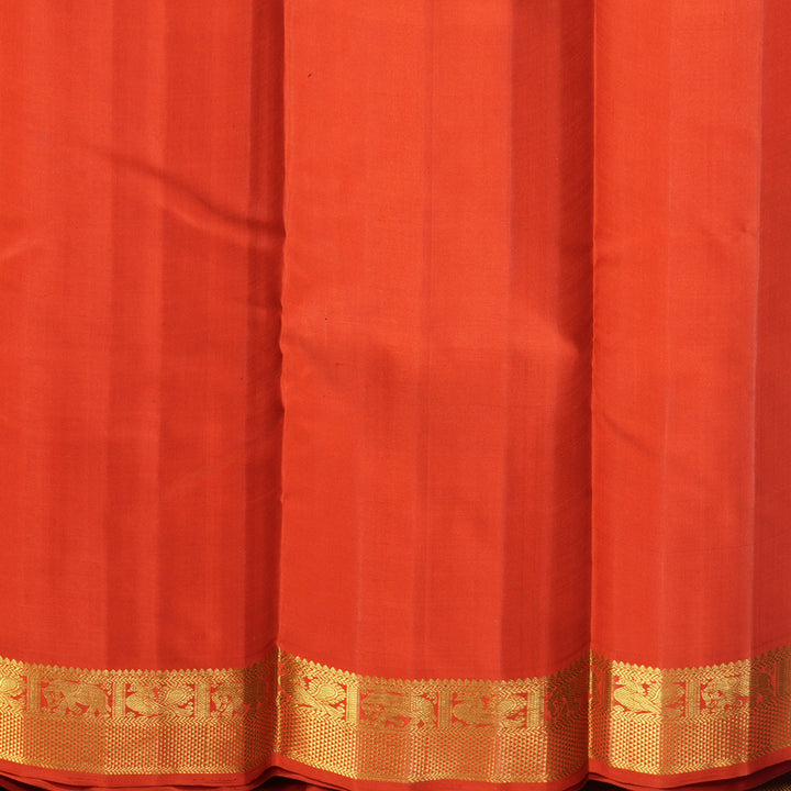 Hayagrivas Handloom Red Kanjivaram Silk Saree KBF529F11-1