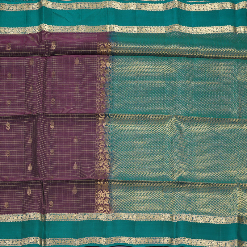 Hayagrivas Nagapazham Handloom Soft Silk Saree KBF532G3-2