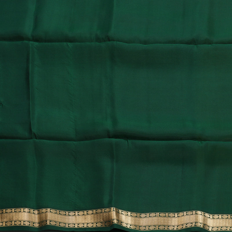 Hayagrivas Lime Green Handloom Soft Silk Saree KBF532G4-2