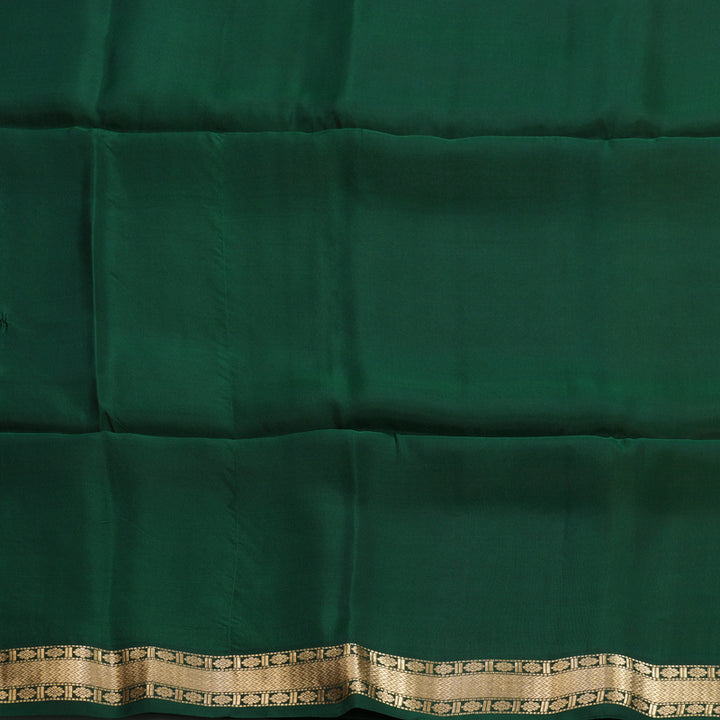 Hayagrivas Lime Green Handloom Soft Silk Saree KBF532G4-2