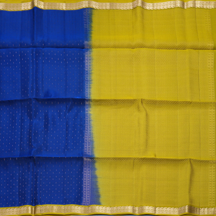 Hayagrivas Royal Blue Handloom Soft Silk Saree KBF532G4-31