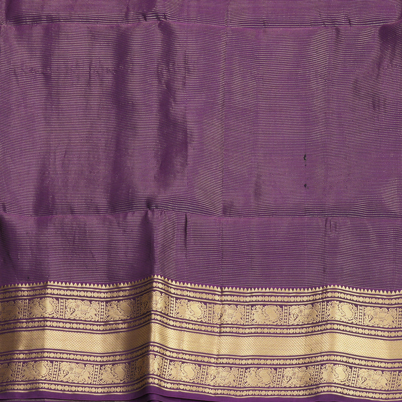 Hayagrivas Purple Handloom Soft Silk Saree KBF533G2-3