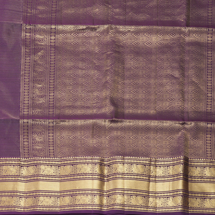 Hayagrivas Purple Handloom Soft Silk Saree KBF533G2-3