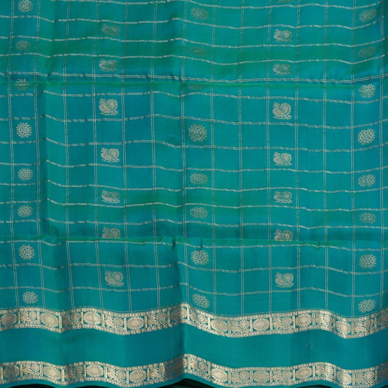 Hayagrivas Yellow Handloom Soft Silk Saree KBF533G6-2