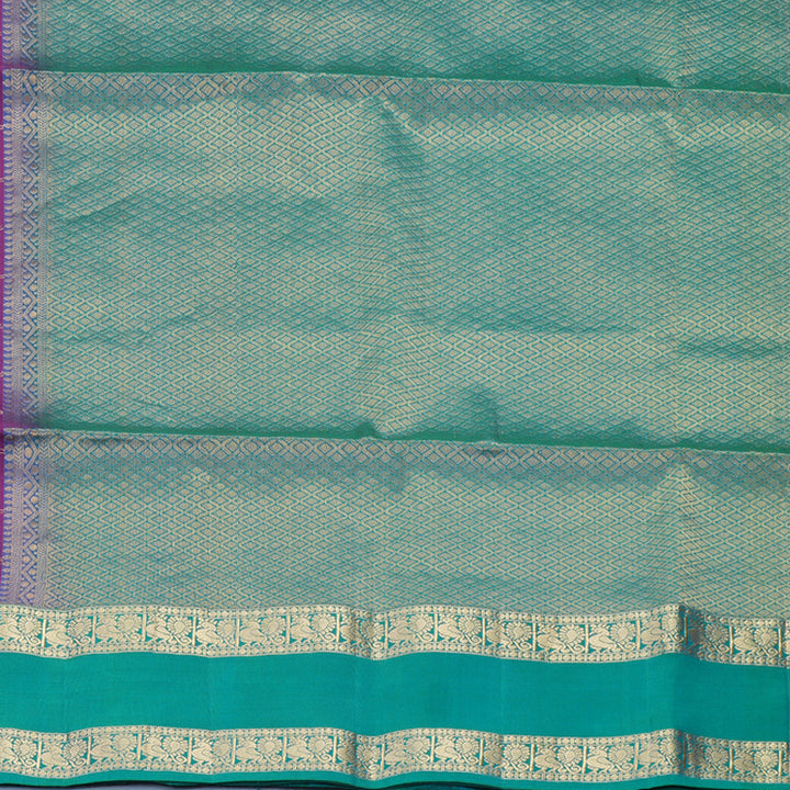 Hayagrivas Purple Handloom Soft Silk Saree KBF533G6-4