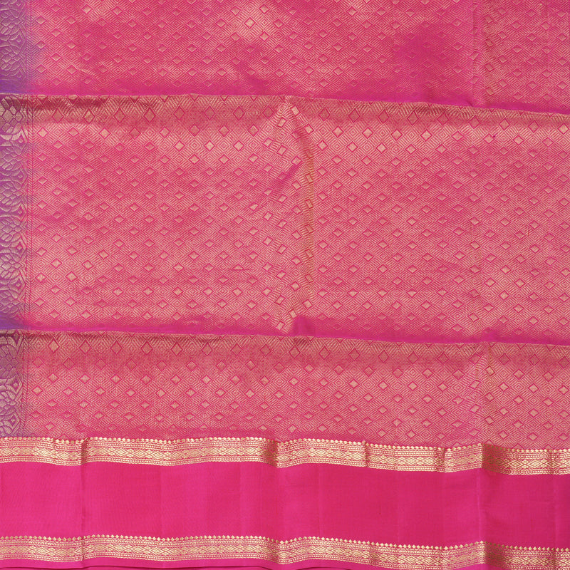 Hayagrivas Purple Handloom Soft Silk Saree KBF533G7-1