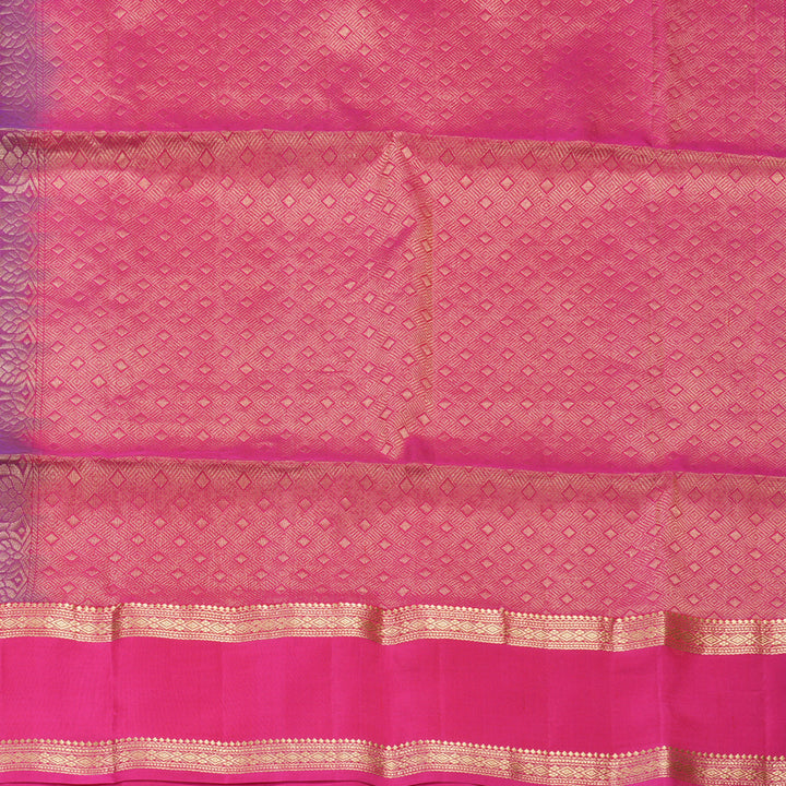 Hayagrivas Purple Handloom Soft Silk Saree KBF533G7-1