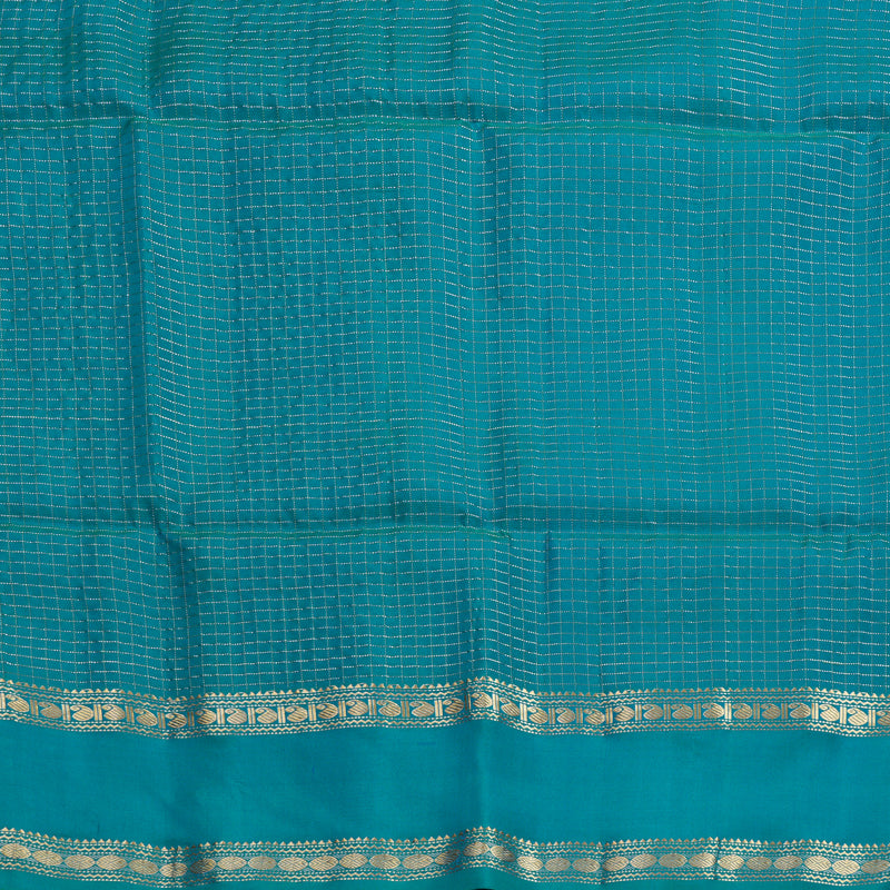 Hayagrivas Navy Blue Handloom Soft Silk Saree KBF533G7-5