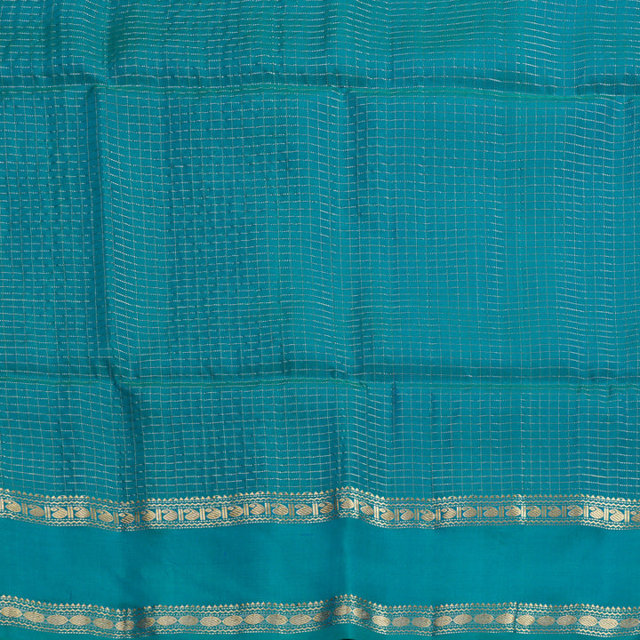 Hayagrivas Navy Blue Handloom Soft Silk Saree KBF533G7-5