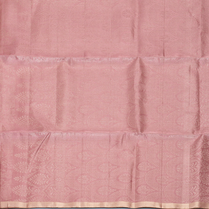 Hayagrivas Onion Pink Handloom Tissue Soft Silk Saree KBF534G22-2