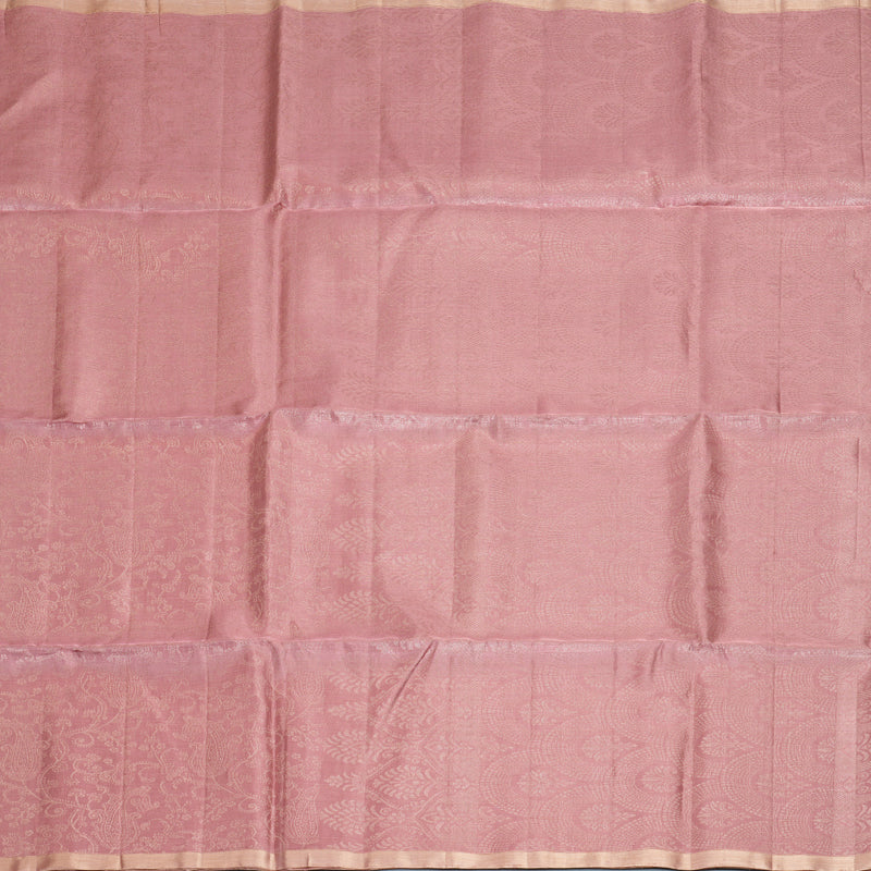 Hayagrivas Onion Pink Handloom Tissue Soft Silk Saree KBF534G22-2