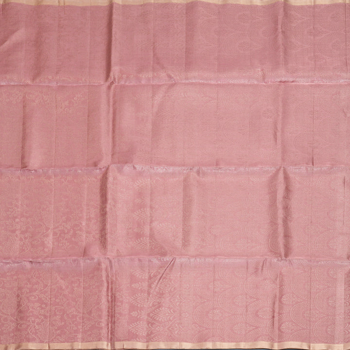 Hayagrivas Onion Pink Handloom Tissue Soft Silk Saree KBF534G22-2