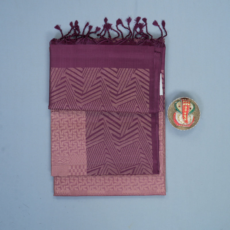Hayagrivas Guava Pink Handloom Soft Silk Saree KBF534G4-2