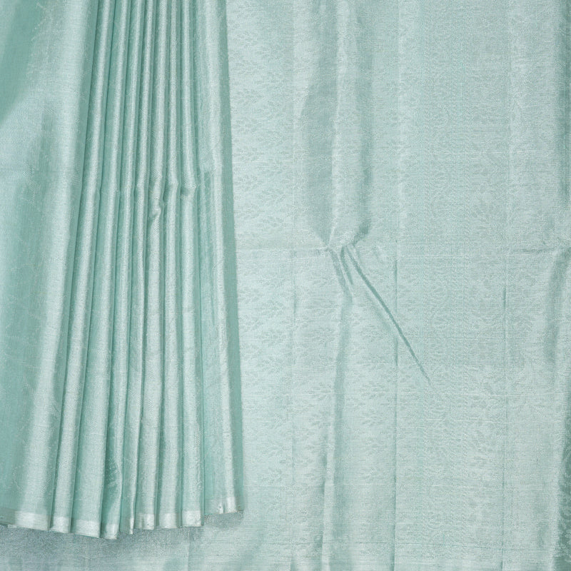 Hayagrivas Powder Blue Handloom Tissue Soft Silk Saree KBF535G1-2