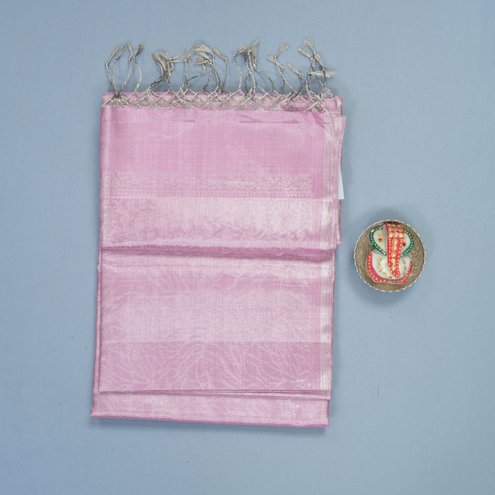 Hayagrivas Lotus Pink Handloom Tissue Soft Silk Saree KBF535G1-3
