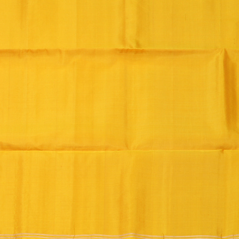 Hayagrivas Mustard Yellow Handloom Soft Silk Saree KBF535G2-3