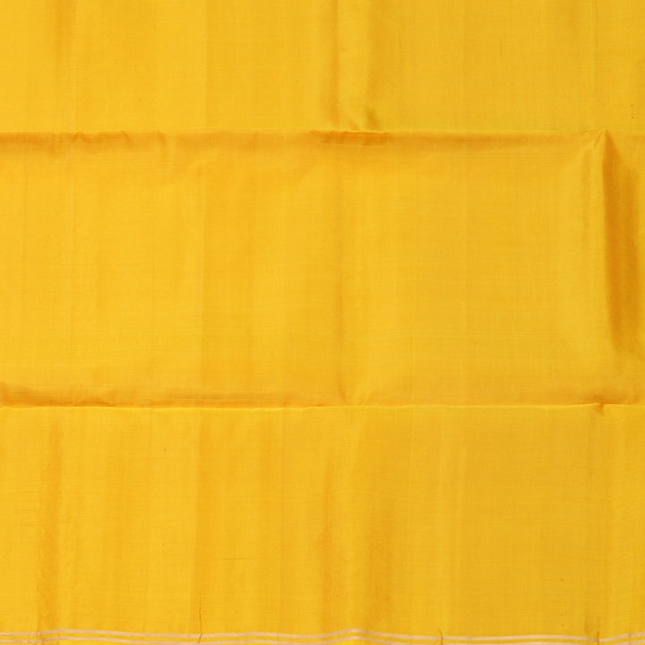 Hayagrivas Mustard Yellow Handloom Soft Silk Saree KBF535G2-3