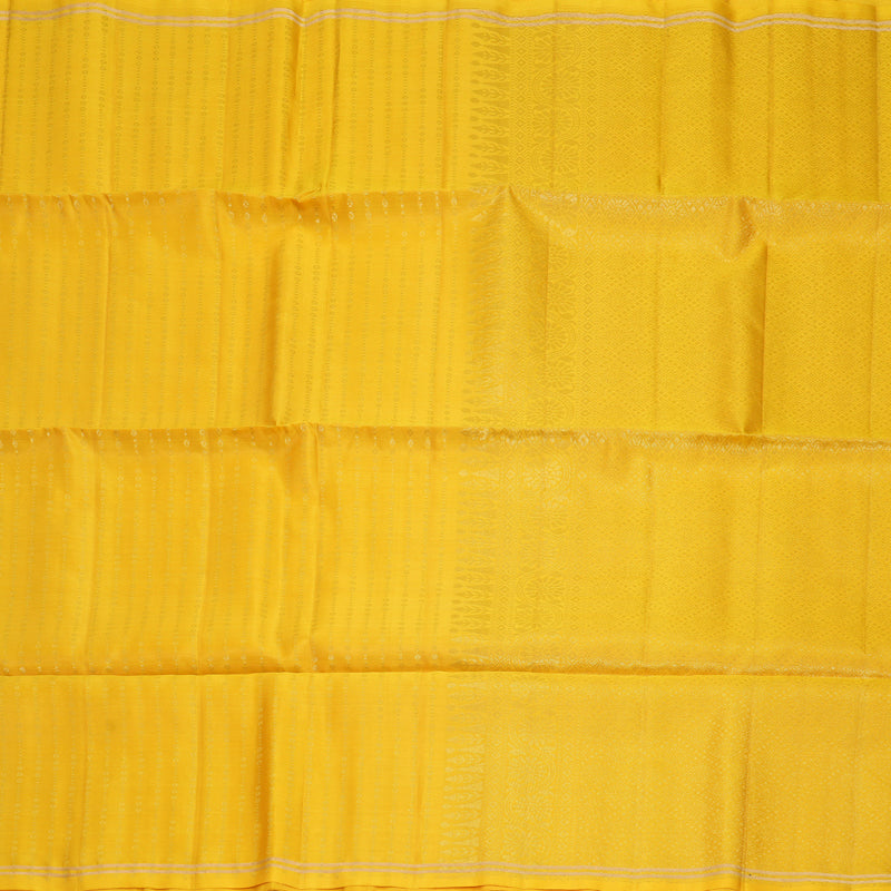 Hayagrivas Mustard Yellow Handloom Soft Silk Saree KBF535G2-3