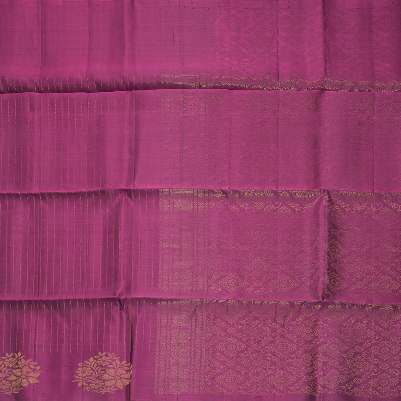 Hayagrivas Purple Handloom Soft Silk Saree KBF535G2-5