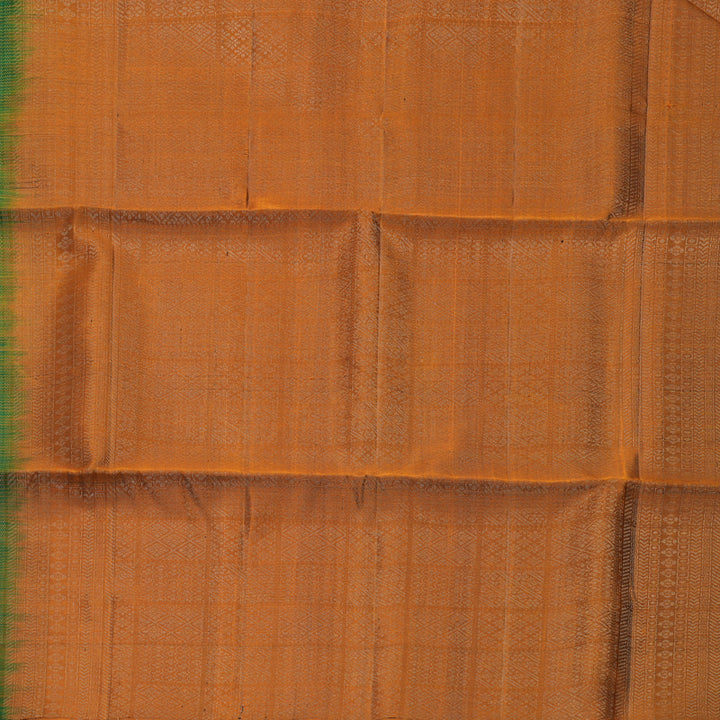 Hayagrivas Dark Green Handloom Soft Silk Saree KBF535G3-8
