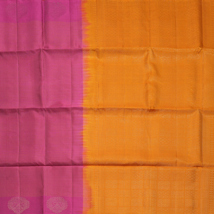 Hayagrivas Dark Pink Handloom Soft Silk Saree KBF535G3-9