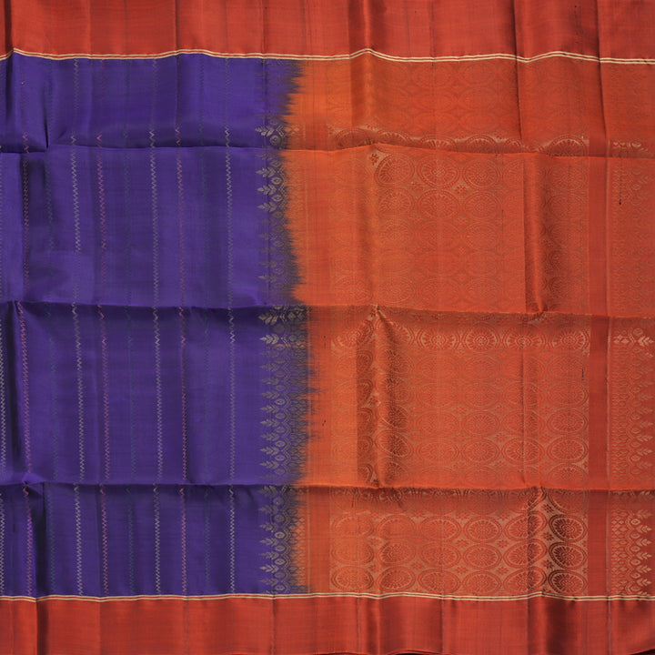 Hayagrivas Purple Handloom Soft Silk Saree KBF535G4-14