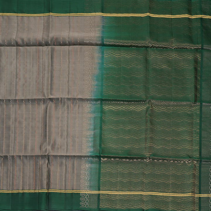 Hayagrivas Elephant Grey Handloom Soft Silk Saree KBF535G4-3