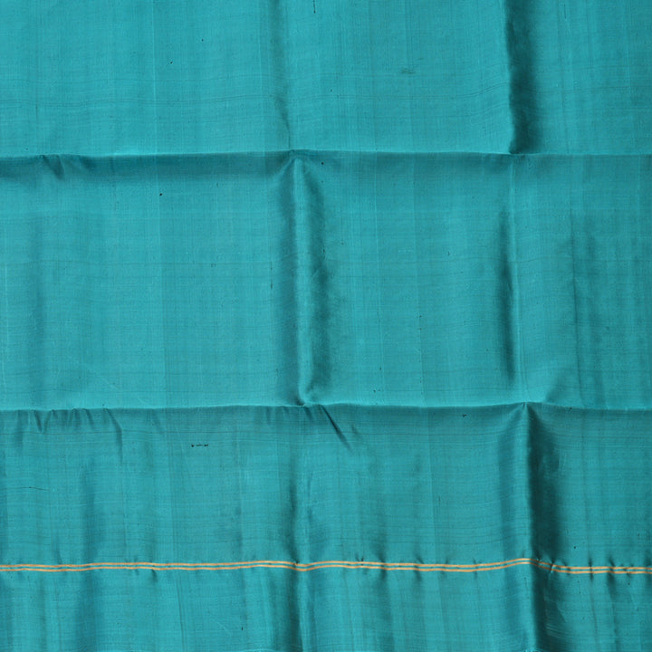 Hayagrivas Sky Blue Handloom Soft Silk Saree KBF535G4-4