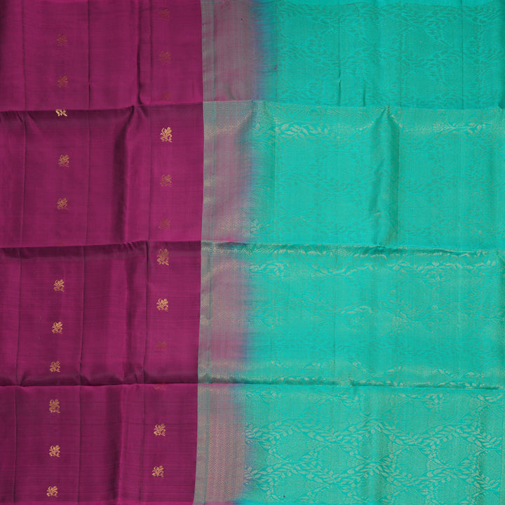 Hayagrivas Purple Handloom Soft Silk Saree KBF535G7-12