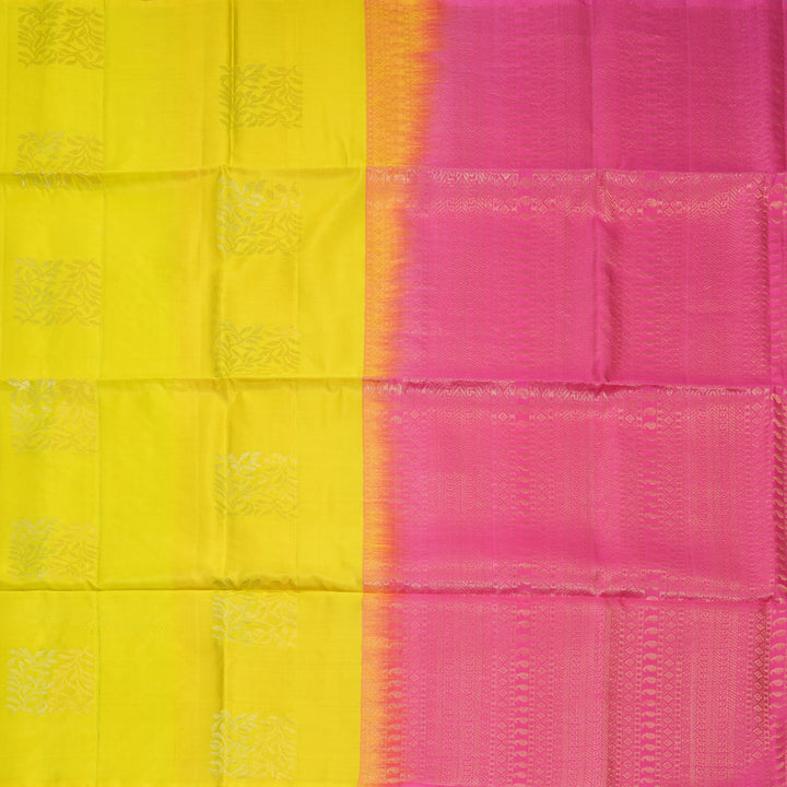 Hayagrivas Lime Green Handloom Soft Silk Saree KBF535G7-23