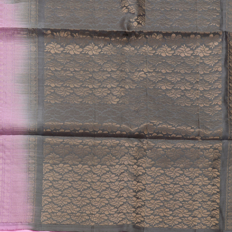 Hayagrivas Rose Pink Handloom Soft Silk Saree KBF535G7-28