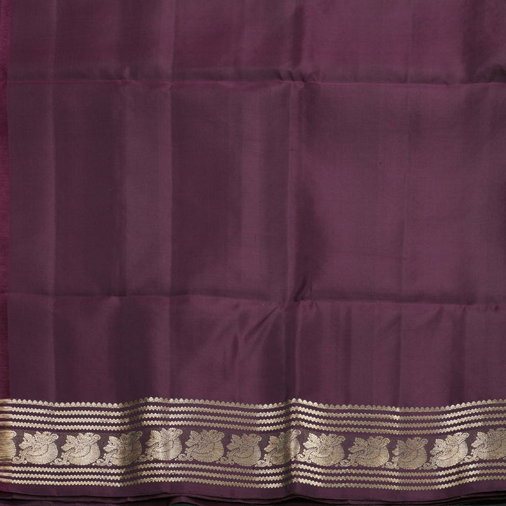 Hayagrivas Honey Mustard Handloom Soft Silk Saree KBF536G1-6