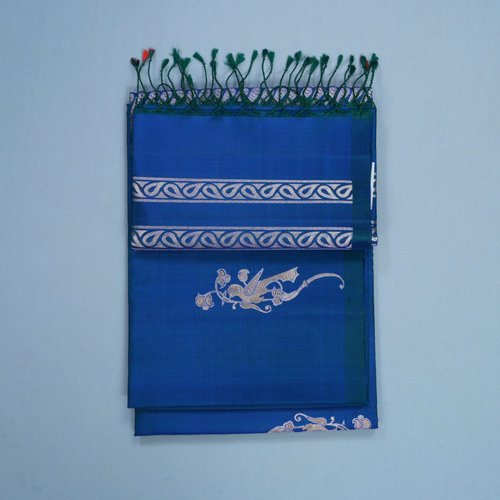 Hayagrivas Mayilkazhuthu Handloom Soft Silk Saree KBF536G1-8
