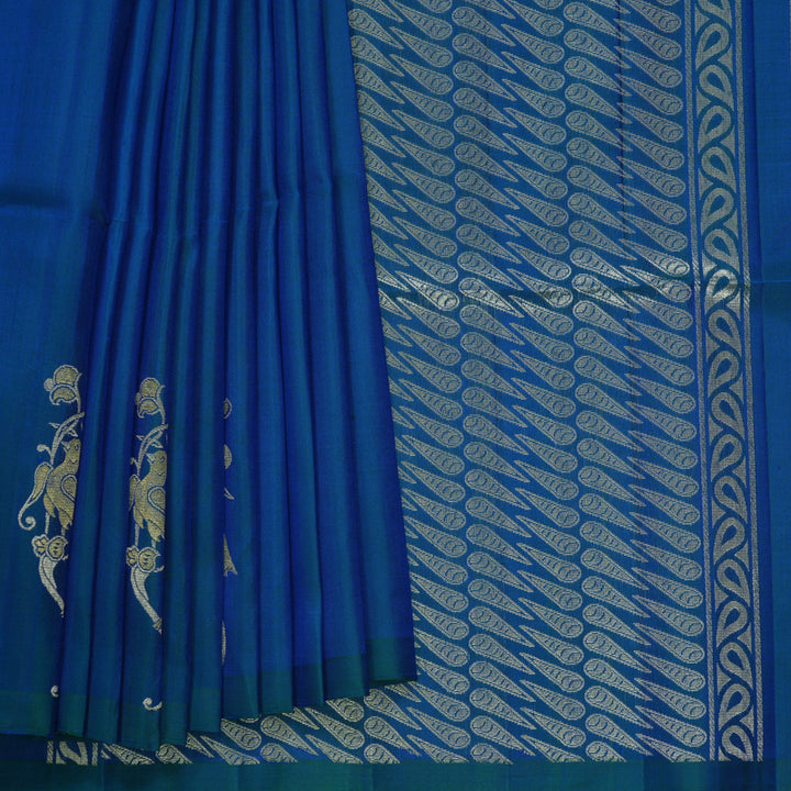 Hayagrivas Mayilkazhuthu Handloom Soft Silk Saree KBF536G1-8