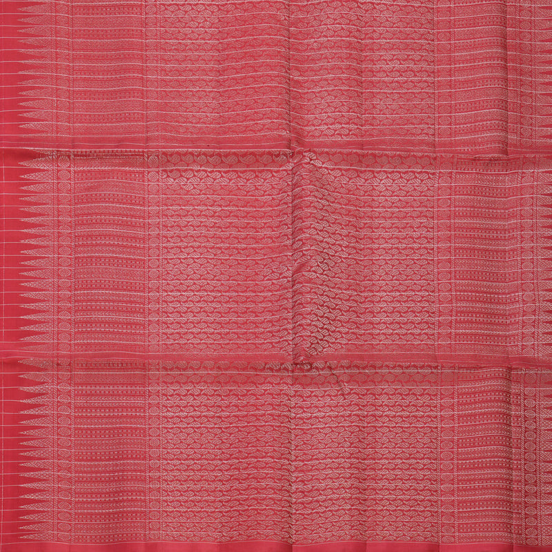 Hayagrivas Red Handloom Soft Silk Saree KBF536G2-17