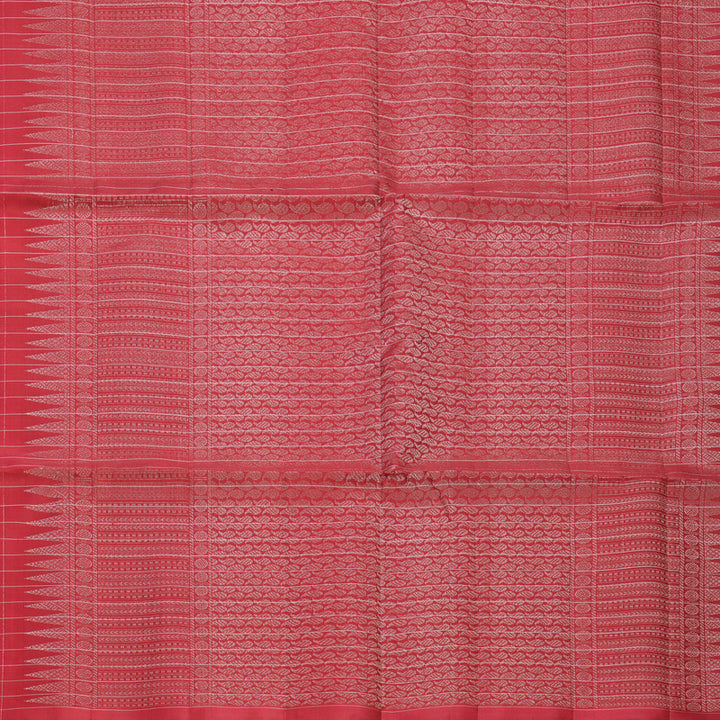 Hayagrivas Red Handloom Soft Silk Saree KBF536G2-17