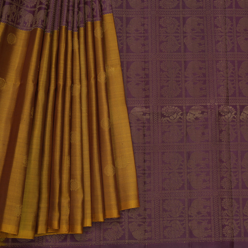 Hayagrivas Burgundy Handloom Soft Silk Saree KBF536G2-18