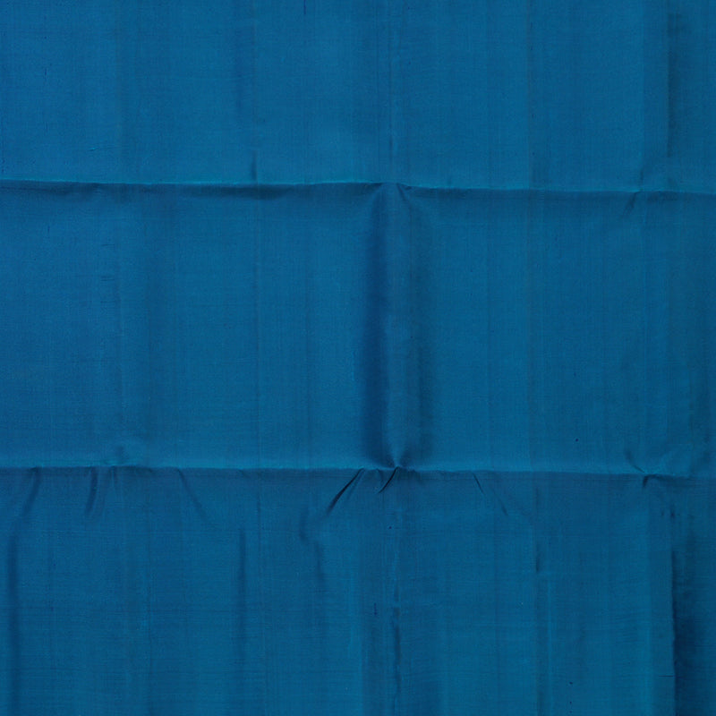 Hayagrivas Peacock Blue Handloom Soft Silk Saree KBF536G2-19