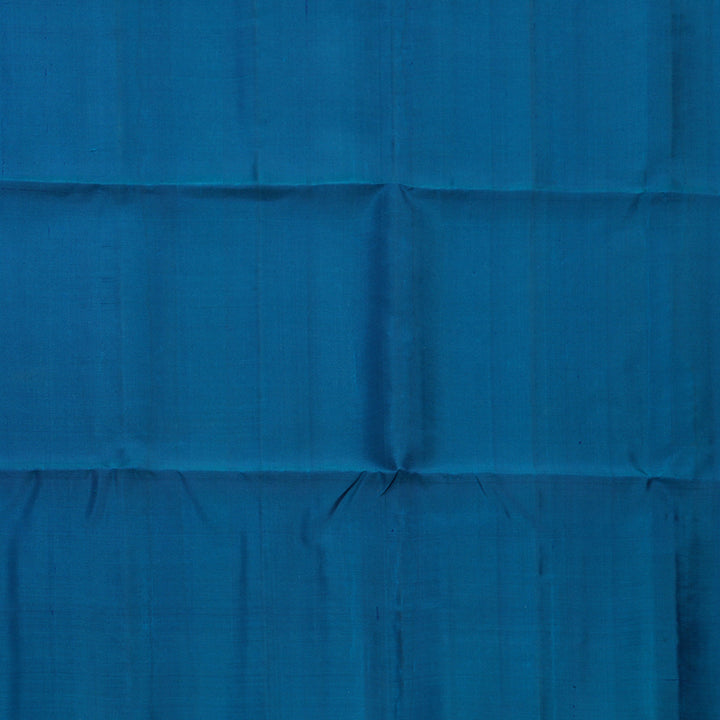 Hayagrivas Peacock Blue Handloom Soft Silk Saree KBF536G2-19