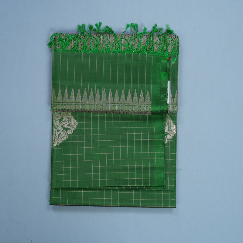 Hayagrivas Green Handloom Soft Silk Saree KBF536G2-22
