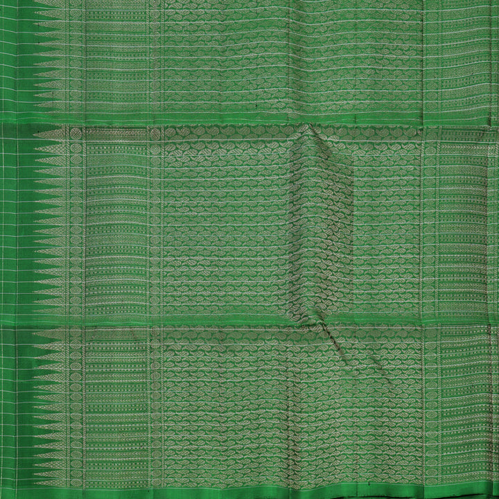 Hayagrivas Green Handloom Soft Silk Saree KBF536G2-22