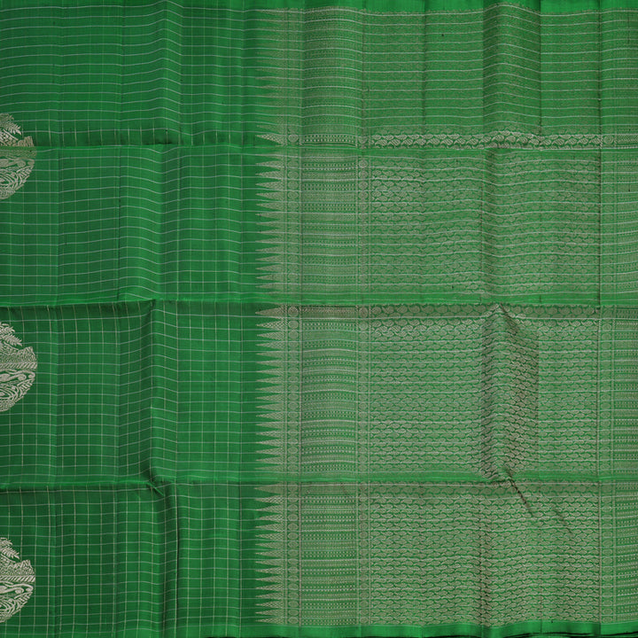 Hayagrivas Green Handloom Soft Silk Saree KBF536G2-22