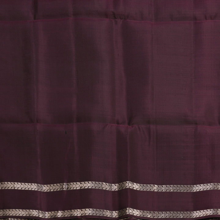 Hayagrivas Deep Wine Handloom Soft Silk Saree KBF536G3-10