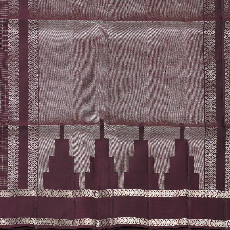 Hayagrivas Deep Wine Handloom Soft Silk Saree KBF536G3-10
