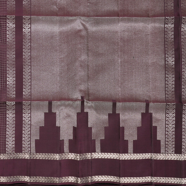 Hayagrivas Deep Wine Handloom Soft Silk Saree KBF536G3-10